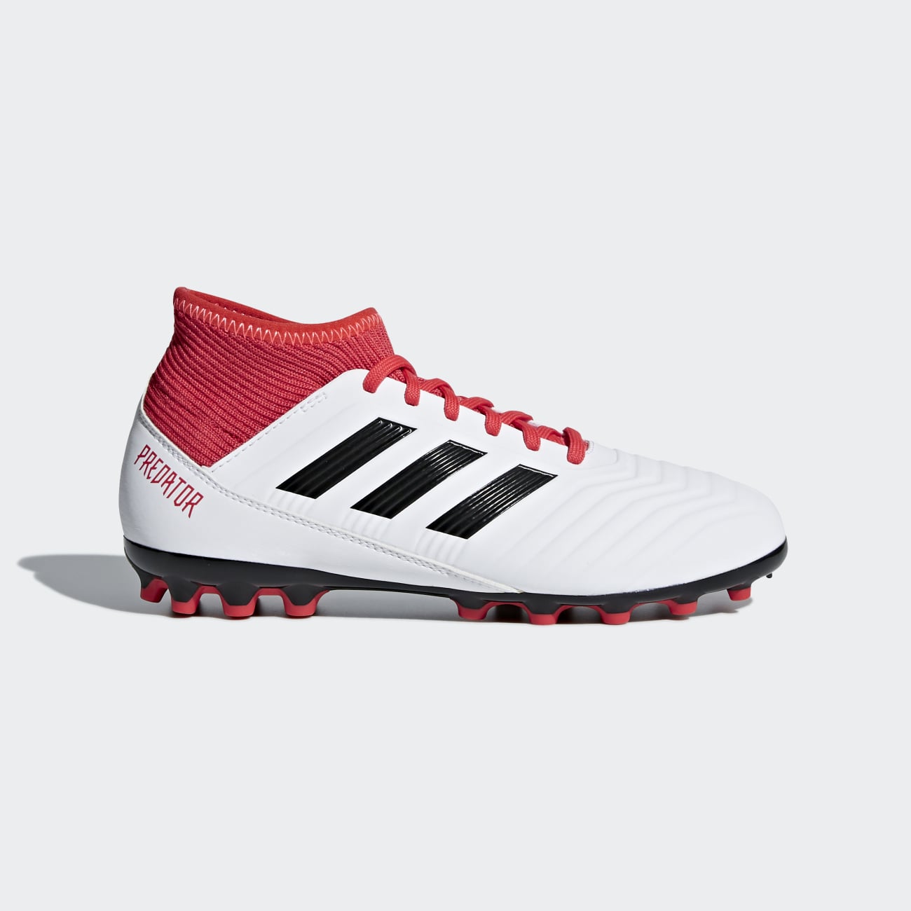 Adidas Predator 18.3 Artificial Grass Gyerek Focicipő - Fehér [D30781]